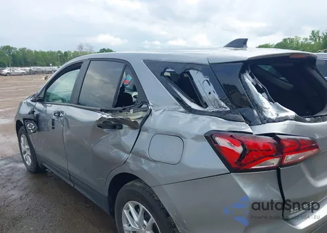 2024 Chevrolet Equinox Fwd Ls из США, поврежденный, VIN 3GNAXHEG2RL328869